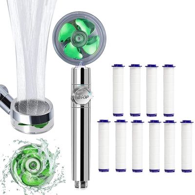 Degrees Rotation Shower with Filter Pressure Saving Spray Showerhead Filters Accessories