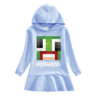 Unspeakable Sweatshirt Dress Girl S Hoodie Dress For Kids Girls Lesure New Kid S Clothing 100% Cotton 2-8 Yrs Long Sleeve Spring And Autumn ซื้อทันทีเพิ่มลงในรถเข็น