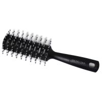 1Pc Fashion Men Hair Brush Ceramic Iron Round Comb Barber Dressing Salon Styling