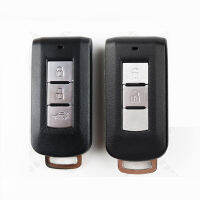 Keyless Entry Blank Smart Remote Key Shell สำหรับ Mitsubishi Outlander Lancer EX ASX Pajero 32ปุ่ม Fob Key Cover