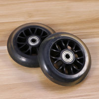 1 Pair Scooter Wheels Mute Replacement Wheels For Suitcase Baby Swing Car Luggage Scooter Wheels Scooter Parts Accessories