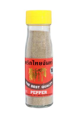 พริกไทยป่นขาวขวดใหญ่เรือ เครื่องเทศ 100% White Pepper Powder 100 g