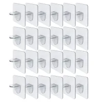 48PCS Punch Free Shelf Support Peg-Self Adhesive Shelves Clips for Kitchen Cabinet Closet Brackets Clapboard Layer