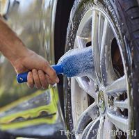 hot【DT】❀✽✕  Car Microfiber Tire Rim Cleaning for with Plastic Handle Washing Cleaner Tools