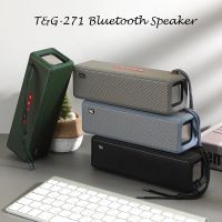 TG271 Portable Wireless Speakers Outdoor Bass HIFI Column Waterproof Bluetooth-compatible Speaker TF Radio Subwoofer Loudspeaker