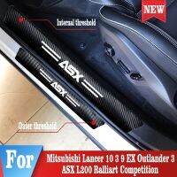 สติกเกอร์ปิดเกณฑ์สำหรับรถยนต์มิตซูบิชิแลนเซอร์10 3 9 EX Outlander 3 ASX L200อุปกรณ์แผ่นแสดงการต้อนรับไวนิล