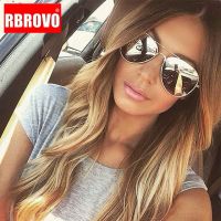 RBROVO 2023 Classic Pilot Women Sunglasses Vintage Metal Eyeglasses Street Beat Shopping Mirror Oculos De Sol Gafas UV400 Cycling Sunglasses