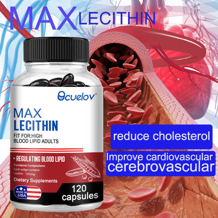 Soy Lecithin SupplementPromote Cardiovascular HealthMetabolismBlood