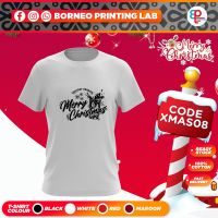 เสื้อยืดผ้าฝ้ายเสื้อยืดผ้าฝ้าย เสื้อยืดคริสต์มาสChristmas Design 08【Ready Stock】2022 T-Shirt Christmas Design Series | Baju Krismas |