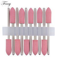 10pcs Silicone Milling Cutter for Manicure Rubber Nail Drill Bits Machine Manicure Accessories Nail Buffer Polisher Grinder Tool