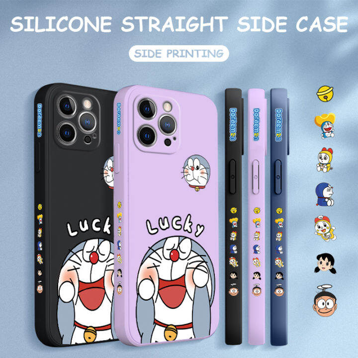 ggk-เคสสำหรับ-vivo-y02-y02t-y02a-การ์ตูน-เคสโทรศัพท์โดราเอมอนลายขอบสี่เหลี่ยมปลอกซิลิโคนเหลวคลุมทั้งหมดเคสป้องกันกล้อง