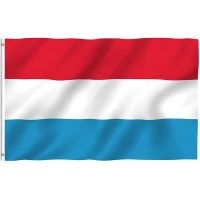 ZXZ Luxembourg flag Banner 90*150cm Luxembourg hanging Flag 3x5ft For Decoration