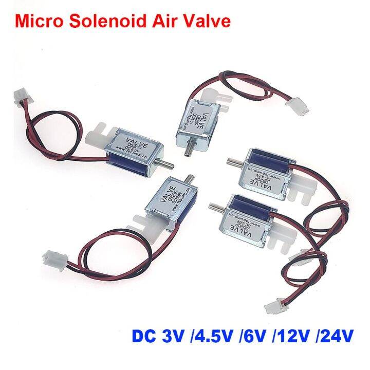 วาล์วขดลวดแม่เหล็กไฟฟ้าขนาดเล็ก-dc-4-5v-6v-12v-24v-2-ตำแหน่ง3ทางวาล์วระบายจุกวาล์วแก๊สวาล์วสวิทช์ไฟฟ้า