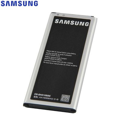 แบตเตอรี่ Samsung สำหรับ Galaxy NOTE4 N910a N910V N910C หมายเหตุ 4 N910u N910F N910H EB-BN910BBE EB-BN910BBK EB-BN910BBC