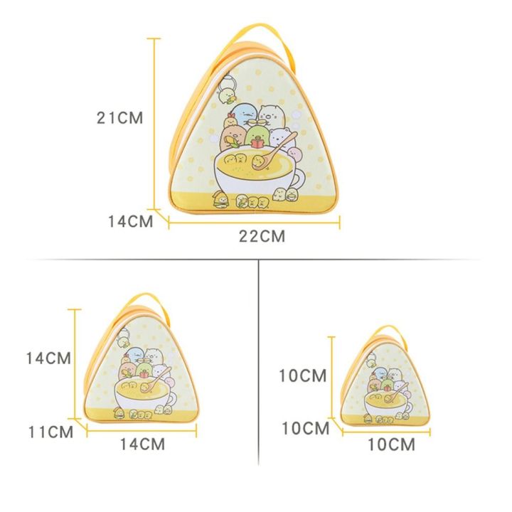 flate-อาหารเช้าสำหรับมื้อเช้า-กระเป๋าฉนวนทรงสามเหลี่ยม-กล่องเก็บอาหาร-กระเป๋าสดใหม่-ถุงข้าวปั้น-แบบพกพาได้-อลูมิเนียมฟอยล์-กระเป๋าเก็บความร้อน-กิจกรรมกลางแจ้งกลางแจ้ง