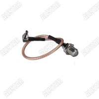 2 Pieces F to CRC9 Cable F Female to CRC9 Right Angle RF Connector RG316 Pigtail Cable 15cm