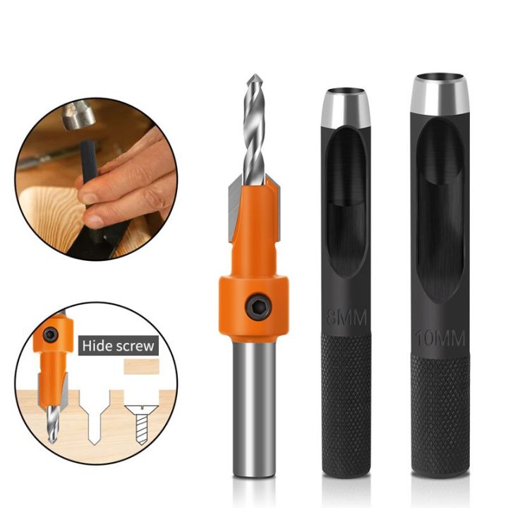 6pc-set-8mm-shank-screw-extractor-remon-demolition-สําหรับการกัดไม้-hss-งานไม้-countersink-router-bit-punching-drill-set