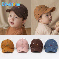 Junyeh Embroidered Lola Baby Boys Hats Cotton Long-brimmed Cap For Kids 6-24 Month