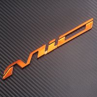 ☜ 3D Orange Mio Motorcycle Sticker Logo Letter Emblem Decal For YAMAHA