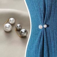 waist artifact waistband change brooch prevent exposed female cute pearl pin accessories