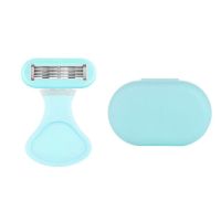 ZZOOI Mini Hair Removal Knife with Box Portable Shaving for Razor Stainless Steel for