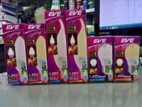 EVE LED หลอดไฟ จำปา จำปาเปลว ปิงปอง 3 วัตต์ แสงขาว / แสงส้ม