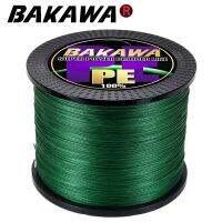 [HOT LIAXLLWISAAZH 534] BAKAWA 4 Strands สายตกปลาถัก300M 500M 1000M ญี่ปุ่น Multifilament 100 PE ทนทานปลาคาร์พ Super Strong ใหม่ X4