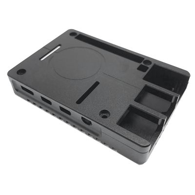 Aluminum Alloy CNC Case Enclosure Shell Cover for Raspberry Pi 4 3510 2510 Dual Cooling Fan for Raspberry Pi 4B