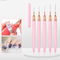 1PC Professional Nail Art Liners Strip Brushe Set 3D Tips Line Stripes DIY Drawing Pen UV Gel Brushes Painting Pen Manicure Tool Artist Brushes Tools