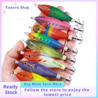 VANORA SHOP 2pcs อุปกรณ์ตกปลาแท็กเกิล เหยื่อกุ้งไม้ ตะกั่ว Sinker อุปกรณ์จับยึด ตะขอรูปปลาหมึก 2023 9.1ซม. 8.3กรัม เหยื่อตกปลาเหยื่อตกปลา เหมือนจริงเหมือนจริง