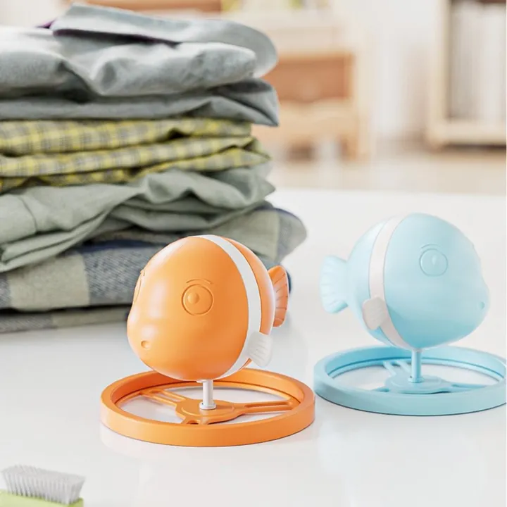 dander-removal-reusable-clown-fish-laundry-ball-hair-catcher-lint-filter-for-washing-machine-fun-easy-to-clean-tool-set-design