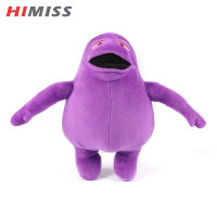 HIMISS RC The Grimace Shake ตุ๊กตาผ้ากำมะหยี่การ์ตูนอะนิเมะเกมตัวละครของเล่นตุ๊กตาตุ๊กตายัดไส้นุ่มสำหรับของขวัญเด็กชายหญิง