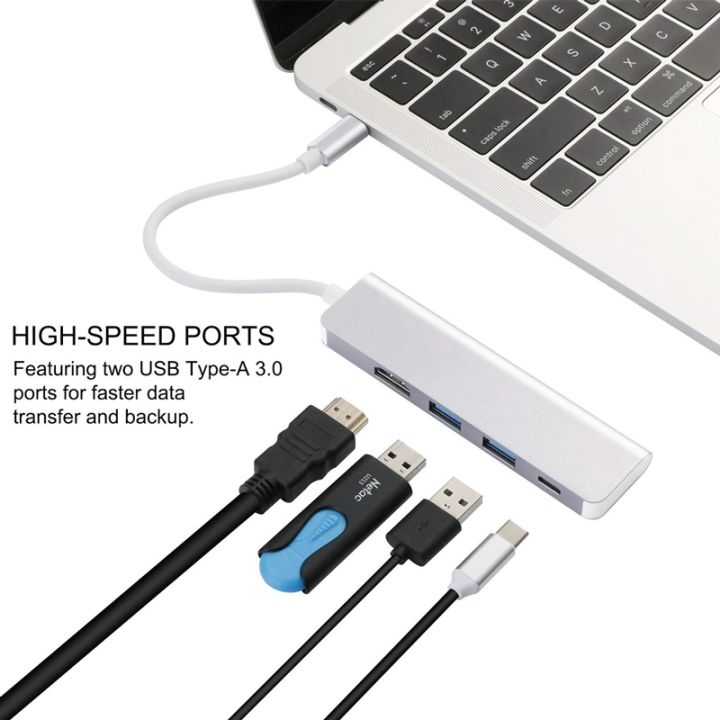 usb-type-c-hub-thunderbolt-3-adapter-dex-station-for-samsung-galaxy-note-8-s8-s9-with-hdmi-4k-usb-3-0-ports-for-macbook-pro