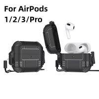 AirPods ที่ครอบคลุมกรณีกรณียากสำหรับ AirPods 1 2 3 Pro TPU ฝาครอบป้องกันทนทานเต็มร่างกายกันกระแทกสำหรับผู้หญิงผู้ชายเกราะกรณีด้านหน้า LED ที่มองเห็นได้รับการออกแบบด้วยพวงกุญแจ