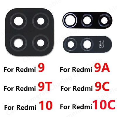 2ชิ้น/ล็อตต้นฉบับใหม่สำหรับกระจกกล้องถ่ายรูป Reami 10C พร้อมกาว Redmi 9 9A 9C 9T Redmi 10กระจกกล้องถ่ายรูปพร้อมเครื่องมือซ่อมแซม