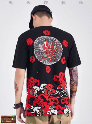 เสื้อลาย Yakuza เท่ห์ๆ ผ้าCotton (ส่งฟรีจ้า)