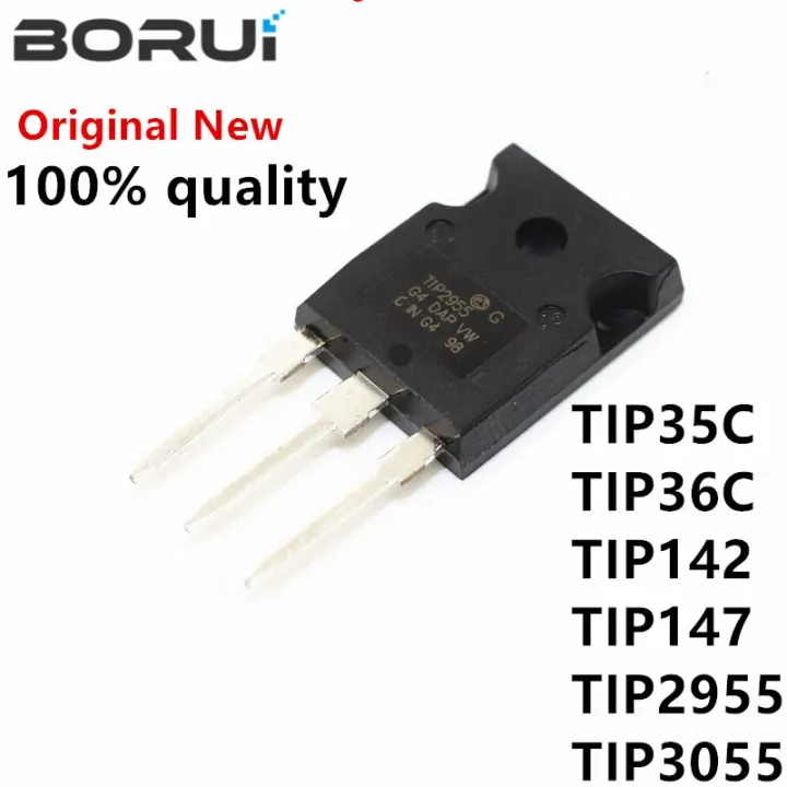 5PCS TIP35C TIP36C TIP142 TIP147 TIP2955 TIP3055 TO 247 TO247 NPN TIP35 ...