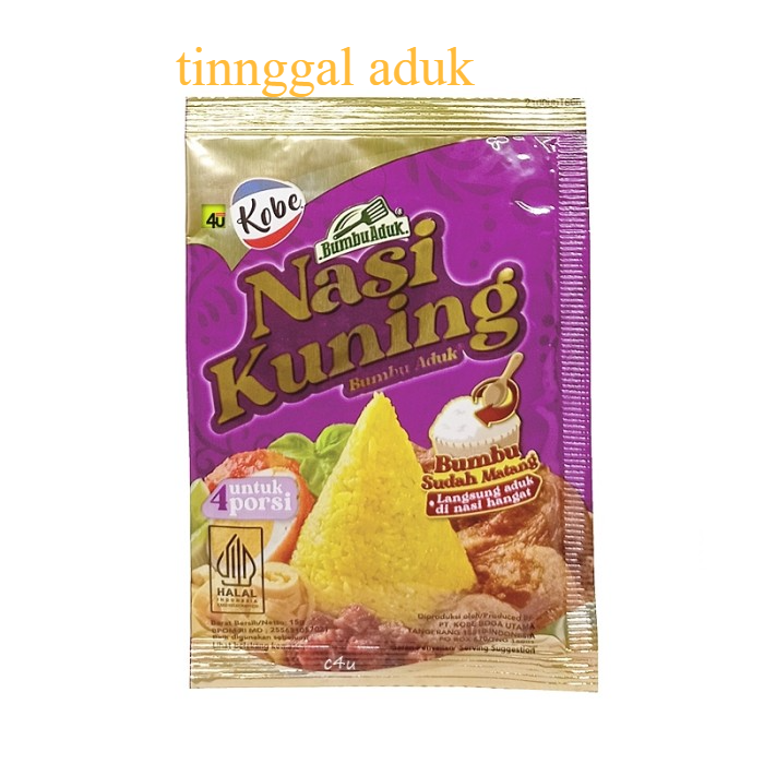 Kobe Bumbu Aduk Gr Nasi Kuning Lazada Indonesia