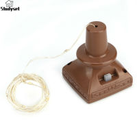 Studyset IN stock 1M 20LED Solar Cork Shape String Light Waterproof Wine Bottle Led Lamp Copper Wire String Light