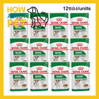 [ยกกล่อง] Royal Canin Mini Adult Pouch Wet Food 85g อาหารเปียกสุนัข รอยัล คานิน สำหรับสุนัขโต พันธุ์เล็ก 85ก. (12 ซอง)