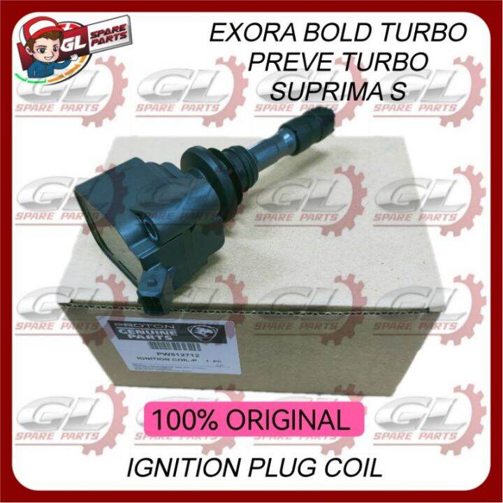 IGNITION PLUG COIL (100 ORIGINAL) PROTON EXORA BOLD TURBO PREVE TURBO
