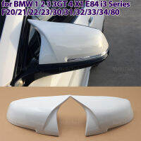 สีขาวกระจกมองหลังฝาครอบปีกกระจกมองข้างหมวกสำหรับ BMW 1 2 3 3GT 4 X1 E84 M2 I3 Series F31 F21 F22 F23 F30 F33 F34 F80