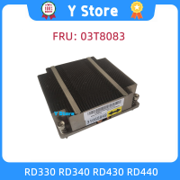 Y Store 03t8083 03X3880 Heat Sink สำหรับเซิร์ฟเวอร์ RD330 RD340 RD430 rd440 CPU 1 U 1366 1356โปรเซสเซอร์ฮีทซิงค์คูลเลอร์31055949