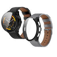 Garmin Venu 3S สายหนังสายสำหรับการ์มิน Venu 3S สายสมาร์ทวอทช์สายรัดข้อมือกีฬาป้องกันเคสหน้าจอ Garmin Venu 3S