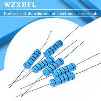 10Pcs 5W 1% Metal film Resistor resistance 0.1R~10M 1K 1.2 1.3 3.3 10 22 33 120 360 18 390 470 82 R K ohm 10K 100K 1M WATTY Electronics