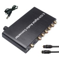 5.1Ch Digital Audio Converter DTS / AC3 for DOLBY Decoding SPDIF Input to 5.1 Decoder SPDIF Coaxial to RCA