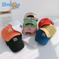 Children Boys Girls Baseball Cap M Letter Embroidered Visors Hat Adjustable Sunscreen Baby Hats Letter Kid Visor Caps