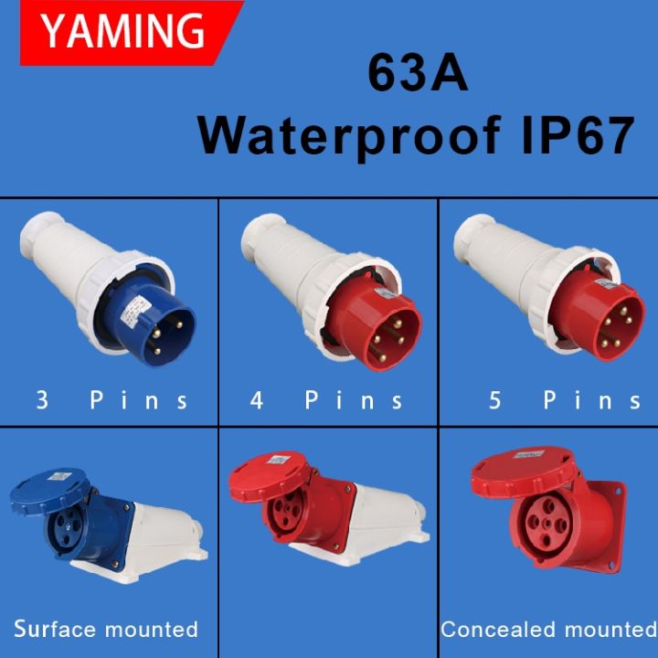 63a-waterproof-aviation-explosion-proof-connector-surface-and-concealed-industrial-plug-socket-3-4-5-core-pins-ip67