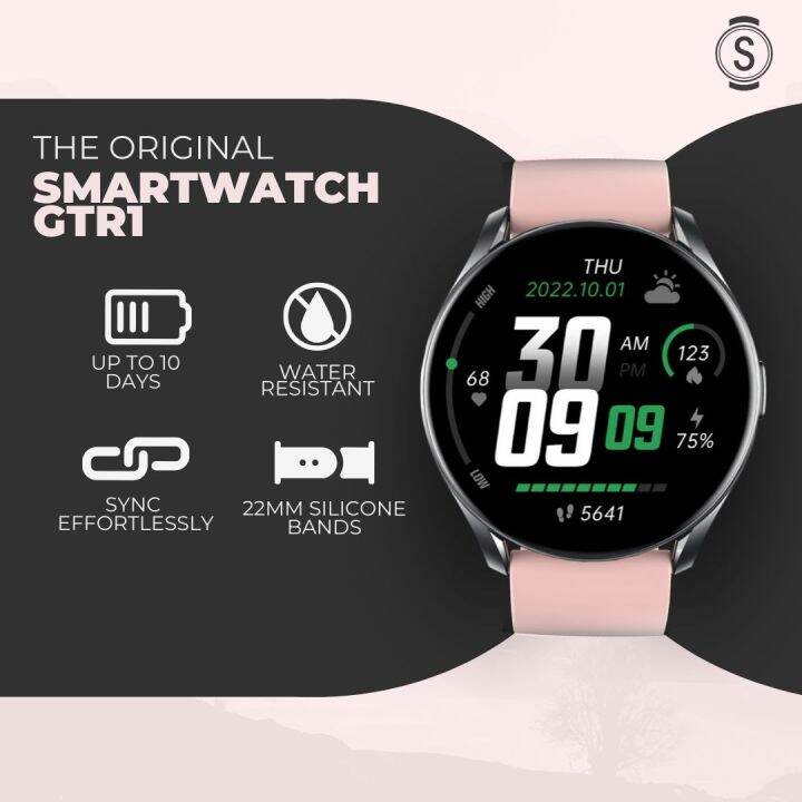 SmartWatch PH The Original Series GTR1 in Pink IP68 Bluetooth Lazada PH
