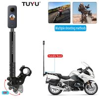 2023 NEW Motorcycle Bicycle Invisible Handlebar Mount Bracket Monopod for GoPro Max Hero 10 Insta360 X2 Sony Camera Moto Bike Accessories